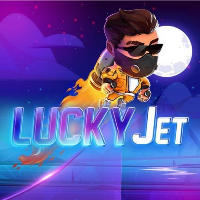 Lucky jet игра на деньги - ракетка летит в космосе